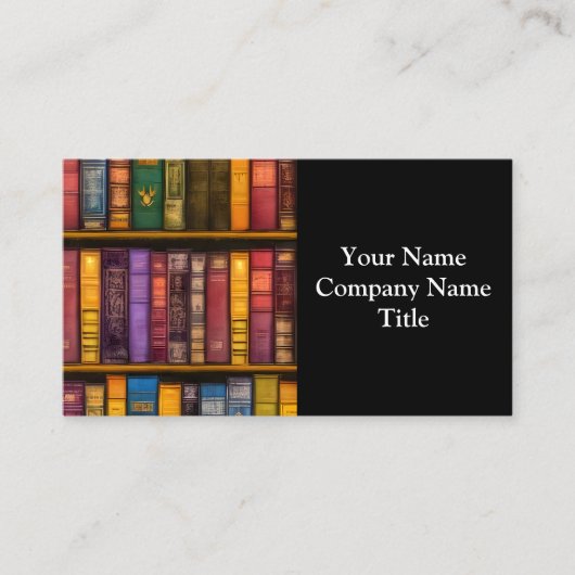 文芸宝物 – クラシック古書 名刺 (正面)