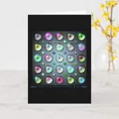 文鎮および大理石 カード (黄色い花)