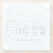 文鎮 ガラスコースター (裏面)