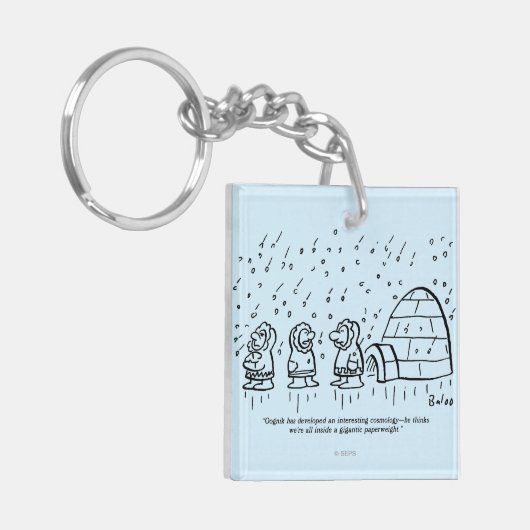 文鎮 キーホルダー (正面左)