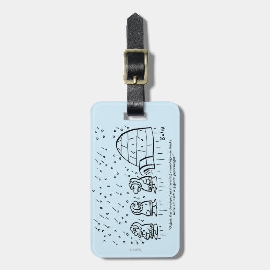 文鎮 ラゲッジタグ (正面縦)