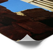 文飾化蓮の柱 ポスター (角)