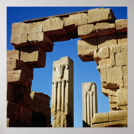 文飾化蓮の柱 ポスター (正面)