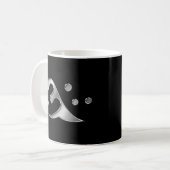 斎藤氏掃部銀クロム コーヒーマグカップ (正面左)