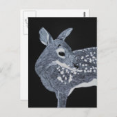 斑付き子鹿 ポストカード (正面/裏面)