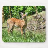 斑付き子鹿 マウスパッド (正面)