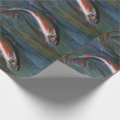 斑入りのカワマス ラッピングペーパー (角)