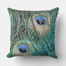 斑入りの孔雀の目 クッション