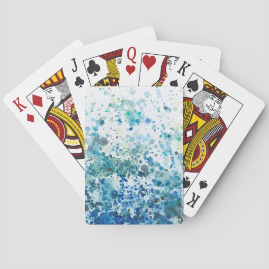 斑入りの海I トランプ (裏面)