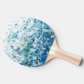 斑入りの海I 卓球ラケット (横)