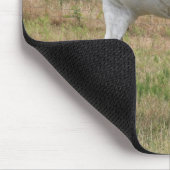 斑入りの白馬 マウスパッド (コーナー)