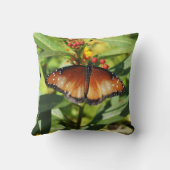 斑入りの蝶 クッション (裏面)