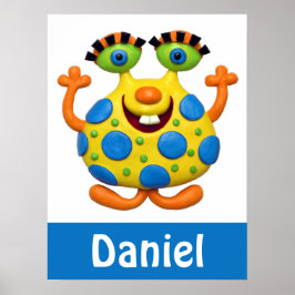 斑入りイエローモンスター ポスター