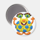 斑入りイエローモンスター マグネット (正面/裏面)