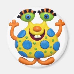 斑入りイエローモンスター マグネット