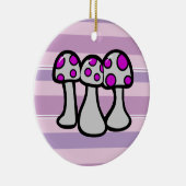 斑入りキノコ セラミックオーナメント (右)