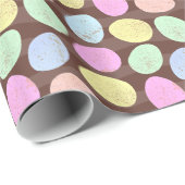 斑入りキャンディイースターエッグパターン ラッピングペーパー (ロールコーナー)