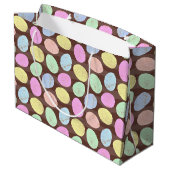 斑入りキャンディイースターエッグパターン ラージペーパーバッグ (裏面アングル)