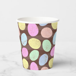 斑入りキャンディイースターエッグパターン 紙コップ