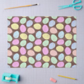 斑入りキャンディイースターエッグパターン 薄葉紙 (クラフト)