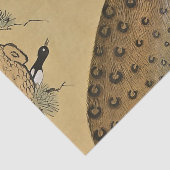 斑入りタイガーミナワとマグパイ 薄葉紙 (詳細)