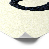 斑入りタコプリント ポスター (角)