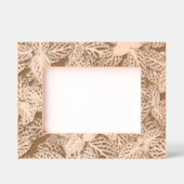 斑入りフィト離れニア植物学 レーザー彫刻フレーム (正面)