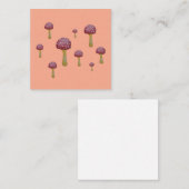 斑入り赤と白キノコ エンクロージャーカード (正面/裏面)