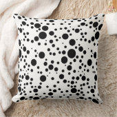 斑入り黒い紅色 クッション (ブランケット)