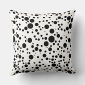 斑入り黒い紅色 クッション (裏面)