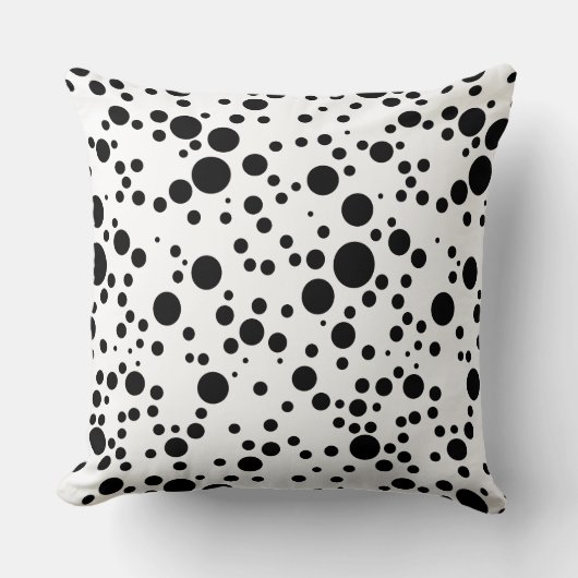 斑入り黒い紅色 クッション (正面)