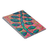 斑点のあるつる植物ノート ノートブック (右側)