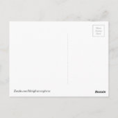 斑点のあるオレンジ色の蝶_Greetings from NH ポストカード (裏面)