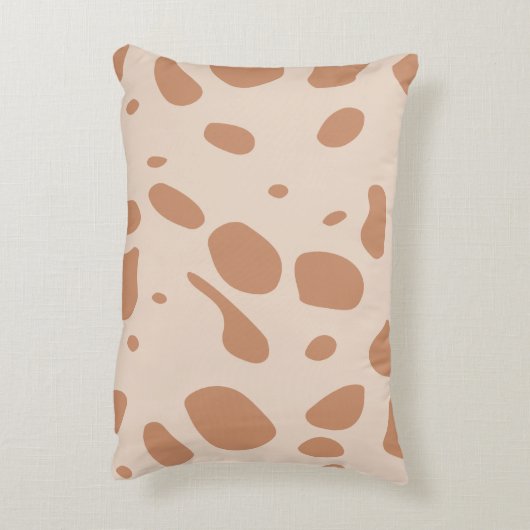 斑点のあるカスタマイズ可能なアクセント枕 アクセントクッション (裏面(縦))