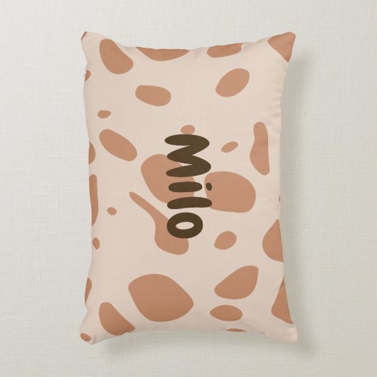 斑点のあるカスタマイズ可能なアクセント枕 アクセントクッション (正面(垂直))