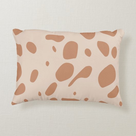 斑点のあるカスタマイズ可能なアクセント枕 アクセントクッション (裏面)