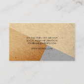 斑点のあるカラーブロック 名刺 (裏面)