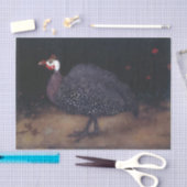 斑点のあるギニーフクロウ鳥（ヤン・マンクス） 薄葉紙 (クラフト)