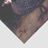 斑点のあるギニーフクロウ鳥（ヤン・マンクス） 薄葉紙 (詳細)