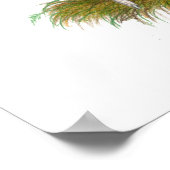 斑点のあるサセックス鶏 ポスター (角)