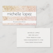 斑点のあるテクスチャ 名刺 (正面/裏面)