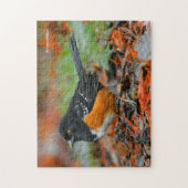 斑点のあるトウヒの輪郭 ジグソーパズル (縦)