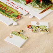 斑点のあるマスのヴィンテージの芸術 ジグソーパズル (側面)