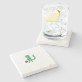 斑点のあるリザード ストーンコースター (横)