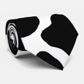 斑点のある牛のプリント、牛のパターン、動物の毛皮 ネクタイ (ロール)