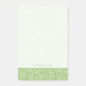 斑点のある背景上のシェルパターン ポストイット (正面)