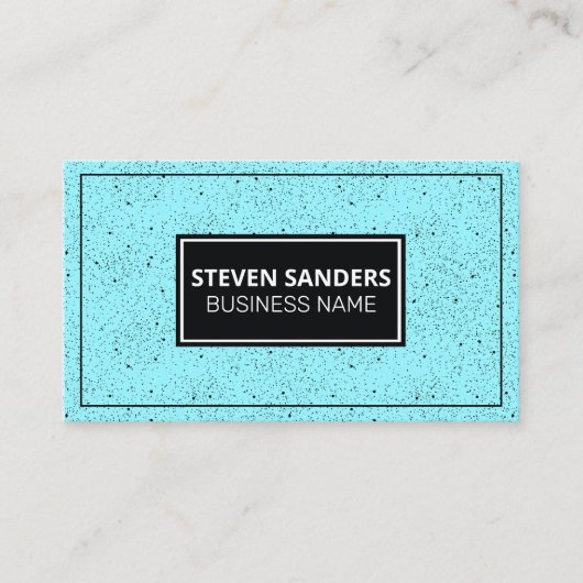 斑点のある背景 名刺 (正面)