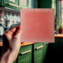 斑点のある血のオレンジ色のセラミックタイル