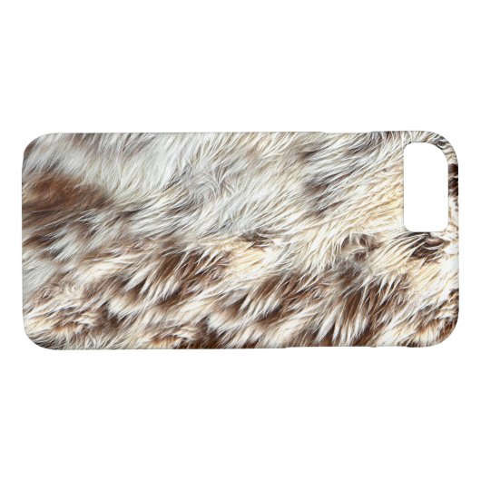 斑点のある馬/牛の皮/動物の毛皮のようなイメージ Case-Mate iPhoneケース (裏面(横))