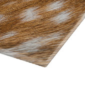 斑点のある鹿のファーテクスチャ カッティングボード (角)